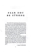 Fear Not Be Strong - Vivekananda's Message of Strength and Fearlessness